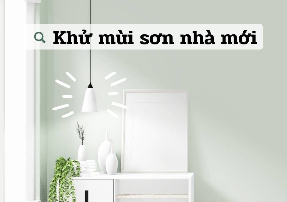 Cách khử mùi sơn nhà mới hiệu quả không độc hại cho gia đình bạn 