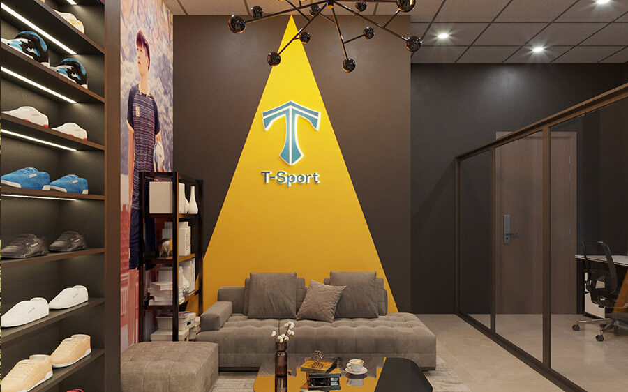 Dự án cửa hàng thời trang T-Sport (Hải Dương)