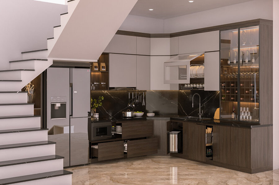 Dự án thiết kế nội thất nhà bếp Mr.Chiểu – Nội thất Wyn Eco