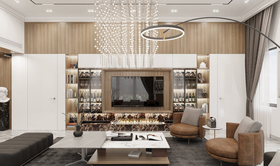 Thiết kế nội thất nhà phố – Dự án nội thất Ecopark Hải Dương Mr.H