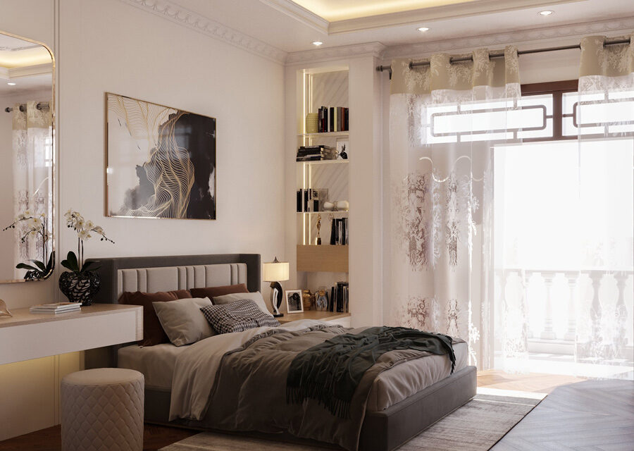 Thiết kế nội thất nhà phố Mr.Quyết – Nội thất Hải Dương