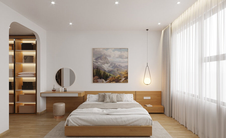 Thiết kế nội thất phòng ngủ Mrs.TR – Nội thất Hải Dương, Gia Lộc