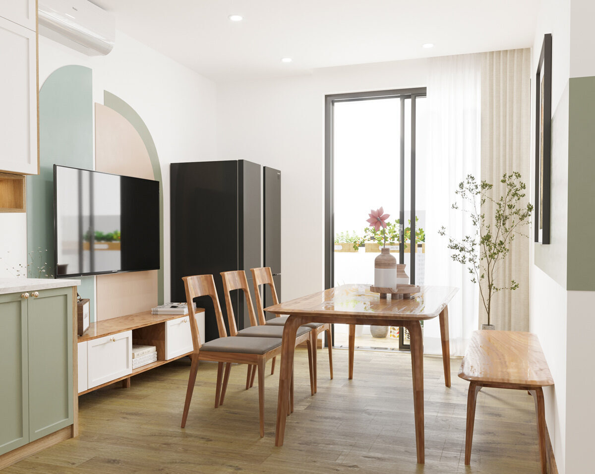 Thiết kế nội thất căn hộ tại LightHouse – Ecorivers | Căn 62m2 Hải Dương